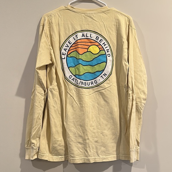 Comfort Colors Gatlinburg Long Sleeve T-Shirt “Leave it All Behind” - Picture 2 of 8